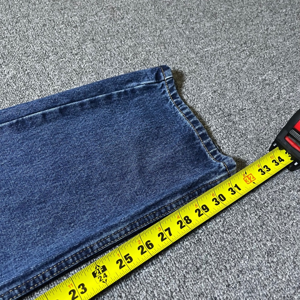 Levi's 505 Regular Fit Jeans W40 L32 Blue Denim Straight Leg Workwear - Picture 9 of 12